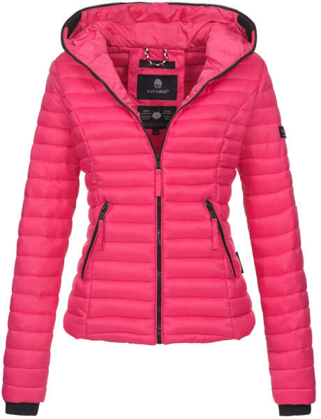 Navahoo Ladies Jacket Quilted Jacket Transition Jacket Quilted Kimuk NEW B348 Pink Size S - Size 36