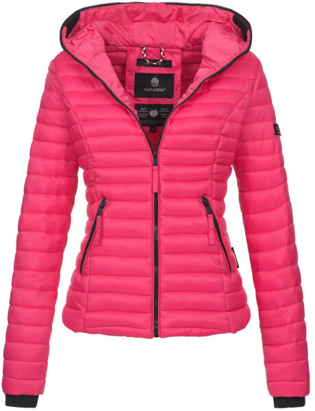 Navahoo Kimuk Damen Übergangs Steppjacke Pink Größe M - Gr. 38