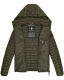 Marikoo Samtpfote leichte Damen Steppjacke Olive Größe XS - Gr. 34