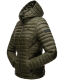 Marikoo Samtpfote lightweight ladies quilted jacket Olive Größe S - Gr. 36