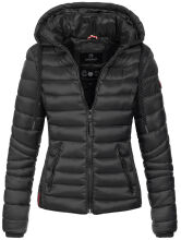 Navahoo Lulana Damen Steppjacke Übergangsjacke Schwarz Größe XS - Gr. 34