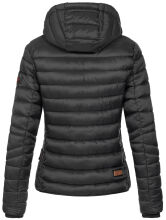 Navahoo Lulana Damen Steppjacke Übergangsjacke Schwarz Größe XS - Gr. 34