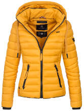 Navahoo Lulana ladies quilted jacket spring jacket Gelb Größe XS - Gr. 34