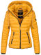 Navahoo Lulana Damen Steppjacke Übergangsjacke Gelb Größe XS - Gr. 34