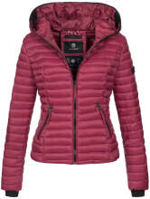 Navahoo Ladies Jacket Quilted Jacket Transition Jacket Quilted Kimuk NEW B348 Bordeaux Size XS - Size 34