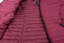 Navahoo Ladies Jacket Quilted Jacket Transition Jacket Quilted Kimuk NEW B348 Bordeaux Size XS - Size 34