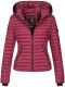 Navahoo Ladies Jacket Quilted Jacket Transition Jacket Quilted Kimuk NEW B348 Bordeaux Size XS - Size 34