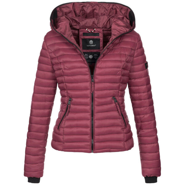 Navahoo Ladies Jacket Quilted Jacket Transition Jacket Quilted Kimuk NEW B348 Bordeaux Size S - Size 36