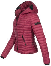 Navahoo Ladies Jacket Quilted Jacket Transition Jacket Quilted Kimuk NEW B348 Bordeaux Size XL - Size 42