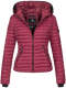 Navahoo Ladies Jacket Quilted Jacket Transition Jacket Quilted Kimuk NEW B348 Bordeaux Size XL - Size 42
