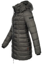 Marikoo Abendsternchen Damen Winterjacke gesteppt Anthrazit Größe XS - Gr. 34