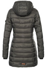 Marikoo Abendsternchen Damen Winterjacke gesteppt Anthrazit Größe XS - Gr. 34