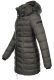 Marikoo Abendsternchen Damen Winterjacke gesteppt Anthrazit Größe L - Gr. 40
