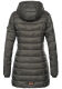 Marikoo Abendsternchen Damen Winterjacke gesteppt Anthrazit Größe L - Gr. 40