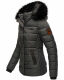 Marikoo Warm Ladies Winter Jacket Quilted Jacket Winterjacket Quilted Parka NEW B391 Anthracite Size XS - Size 34