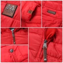 Marikoo Rose Damen Lange Winter Steppjacke Anthrazit Größe XL - Gr. 42