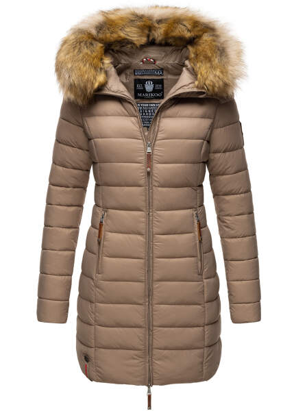 Marikoo Rose 2 Ladies Winterjacket Taupe Size XL - Size 42
