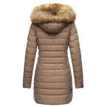 Marikoo Rose ladies long winter quilted jacket parka -