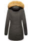Marikoo Karmaa Ladies winter jacket parka coat warm lined - Anthracite-Gr.XS
