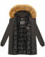 Marikoo Karmaa Damen Parka Winterjacke warm gefüttert Anthrazit Größe XL - Gr. 42