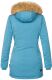 Marikoo Karmaa Damen Parka Winterjacke warm gefüttert Light Blue Größe XS - Gr. 34