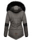 Navahoo Nirvana Damen Parka Winterjacke mit Kunstfell Anthrazit Größe XS - Gr. 34