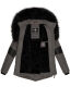 Navahoo Nirvana ladies parka winter jacket with fur collar - Anthracite-Gr.S