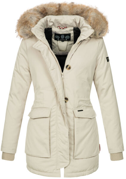 Navahoo Schneeengel ladies jacket with hood - Creme-Gr.L