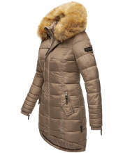 Navahoo Papaya Ladies Winter Quilted Jacket Taupe Size S - Gr. 36
