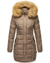 Navahoo Papaya Ladies Winter Quilted Jacket Taupe Size XL - Gr. 42