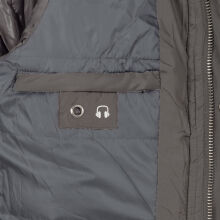 Navahoo Papaya Damen gesteppte Winterjacke mit Doppelzipper und gefüttert Anthrazit Größe XS - Gr. 34