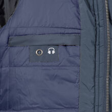 Navahoo Papaya Damen gesteppte Winterjacke mit Doppelzipper und gefüttert Navy Größe XS - Gr. 34