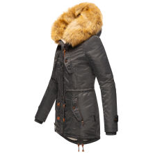 Navahoo LaViva warme Damen Winterjacke mit Teddyfell Anthrazit Gr&ouml;&szlig;e M - Gr. 38