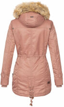 Navahoo LaViva warme Damen Winterjacke mit Teddyfell Terakotta Größe S - Gr. 36