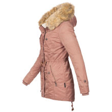 Navahoo LaViva warme Damen Winterjacke mit Teddyfell Terakotta Gr&ouml;&szlig;e S - Gr. 36
