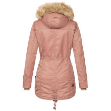 Navahoo LaViva warme Damen Winterjacke mit Teddyfell Terakotta Gr&ouml;&szlig;e S - Gr. 36