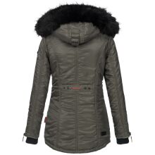 Navahoo Schätzchen Damen Winterjacke mit Teddyfell Anthrazit Größe XS - Gr. 34