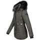 Navahoo Schätzchen Damen Winterjacke mit Teddyfell Anthrazit Größe M - Gr. 38