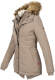 Marikoo Ladies Winterjacket Akira Taupe Size S - Size 36