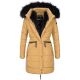 Navahoo Paula Damen Parka Winterjacke warm Gefüttert Camel Größe XS - Gr. 34