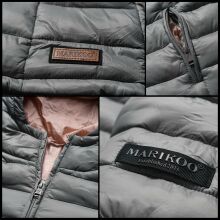Marikoo Lucy ladies quilted jacket with hood - Green-Gr.XS