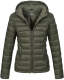 Marikoo Lucy ladies quilted jacket with hood - Green-Gr.XS