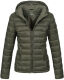 Marikoo Lucy ladies quilted jacket with hood - Green-Gr.XS