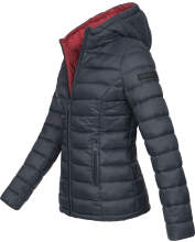 Marikoo Lucy ladies quilted jacket with hood - Navy-Gr.XS