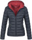 Marikoo Lucy ladies quilted jacket with hood - Navy-Gr.XS