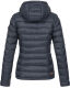 Marikoo Lucy ladies quilted jacket with hood - Navy-Gr.XS