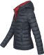 Marikoo Lucy ladies quilted jacket with hood - Navy-Gr.L