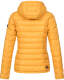 Marikoo Lucy ladies quilted jacket with hood - Yellow-Gr.S