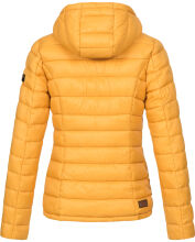 Marikoo Lucy ladies quilted jacket with hood - Yellow-Gr.L