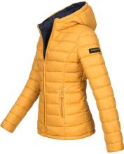 Marikoo Lucy ladies quilted jacket with hood - Yellow-Gr.XL